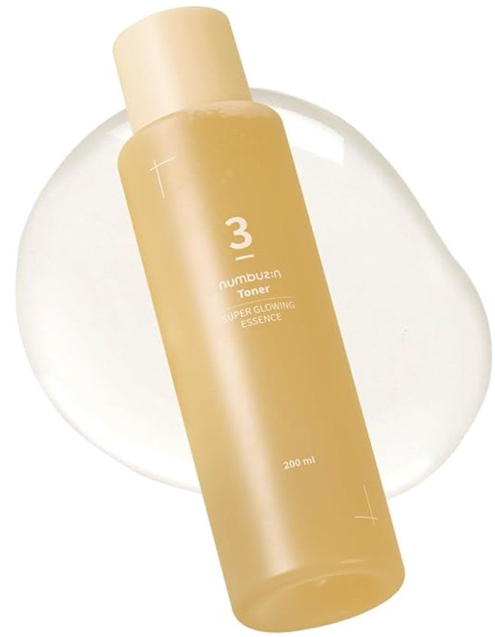 numbuzin No.3 Super Glowing Essence Toner 200ml - PureRush